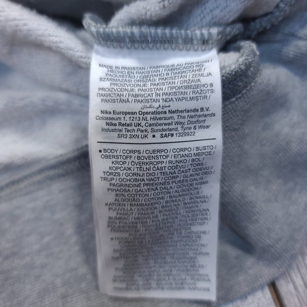 Nike Oversized Fleece Hoodie Womens Small Grey Phoenix Pullover Jumper DJ7668 - Picture 6 of 7